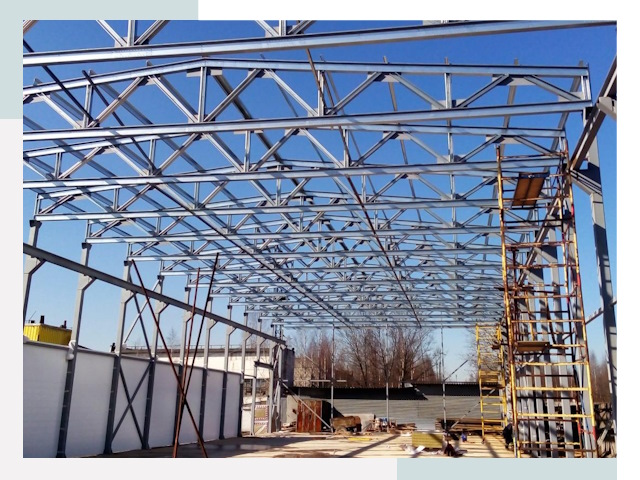 Строительство цехов в Вологда от 616 руб. под ключ