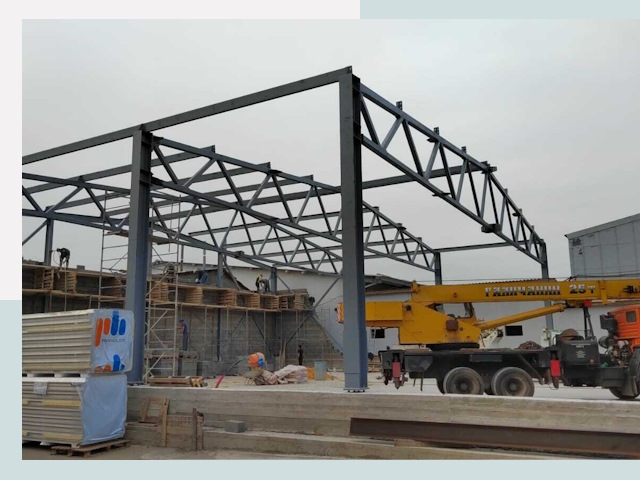 Строительство цехов в Вологде