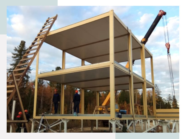 Строительство модульных здания Вологда