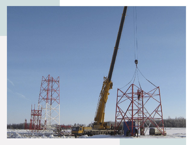 Монтаж вышек связи в Вологде