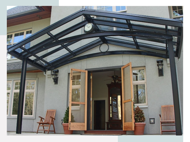 Козырьки металлические в Вологде