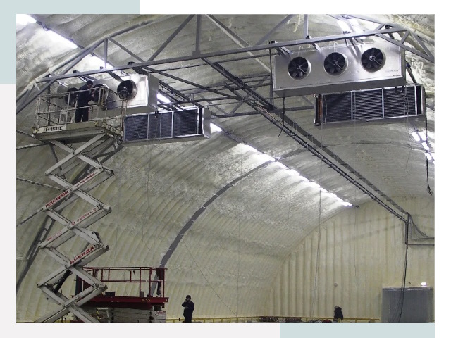 Оснащение ангаров в Вологде