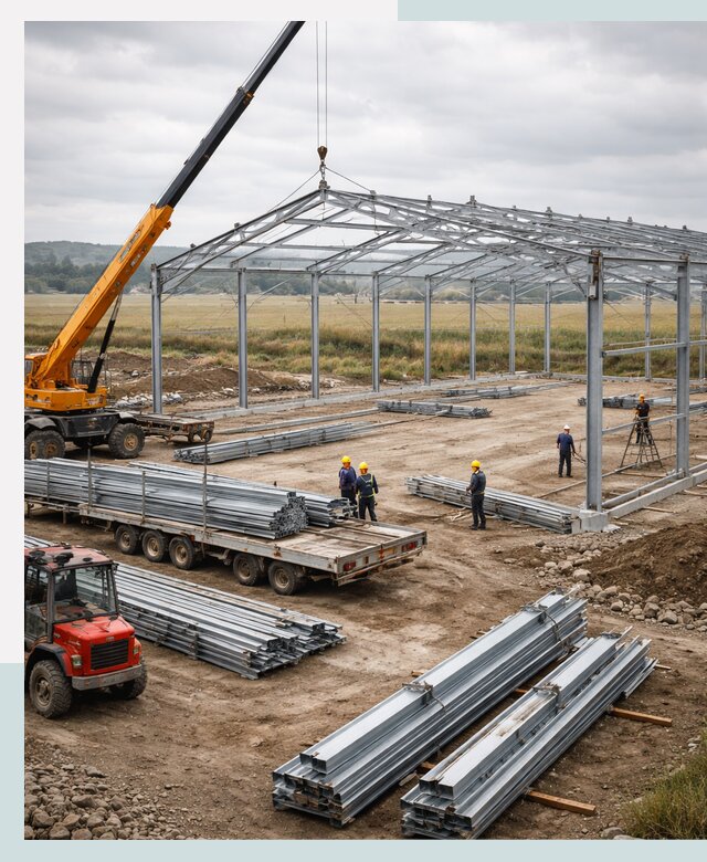 Строительство ангаров для сельхозтехники в Вологде под ключ