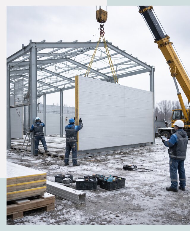 Строительство холодильных складов под ключ в Вологде
