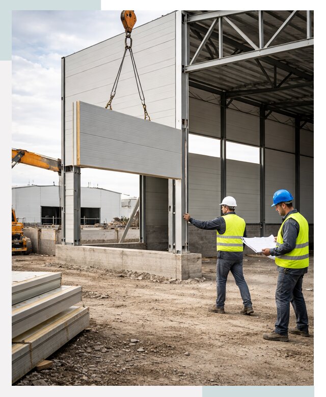 Склад из сэндвич панелей под ключ в Вологде от 9758 р. | СтальСтрой-Вгд