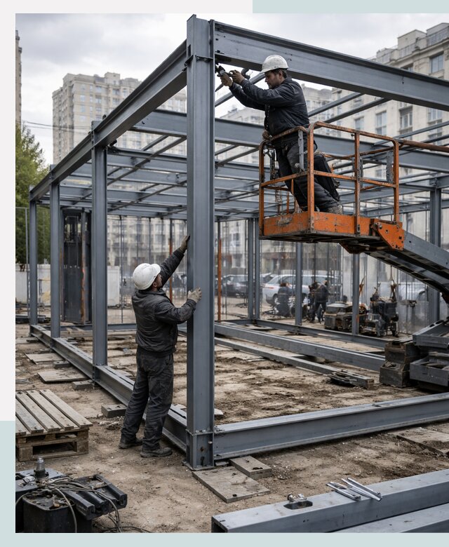 Строительство и монтаж торговых павильонов под ключ в Вологде