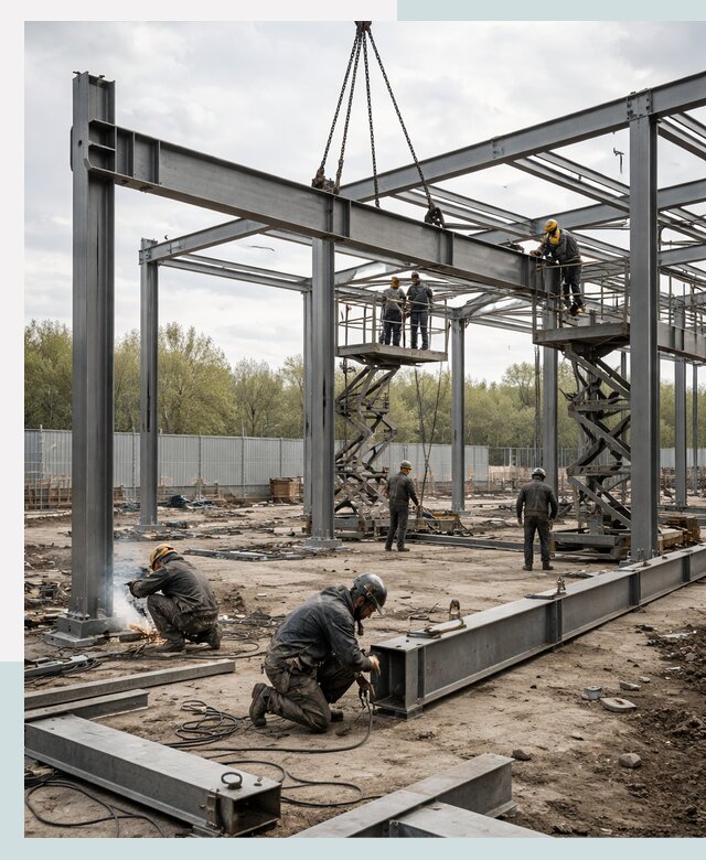 Строительство выставочных павильонов из металлоконструкций в Вологде