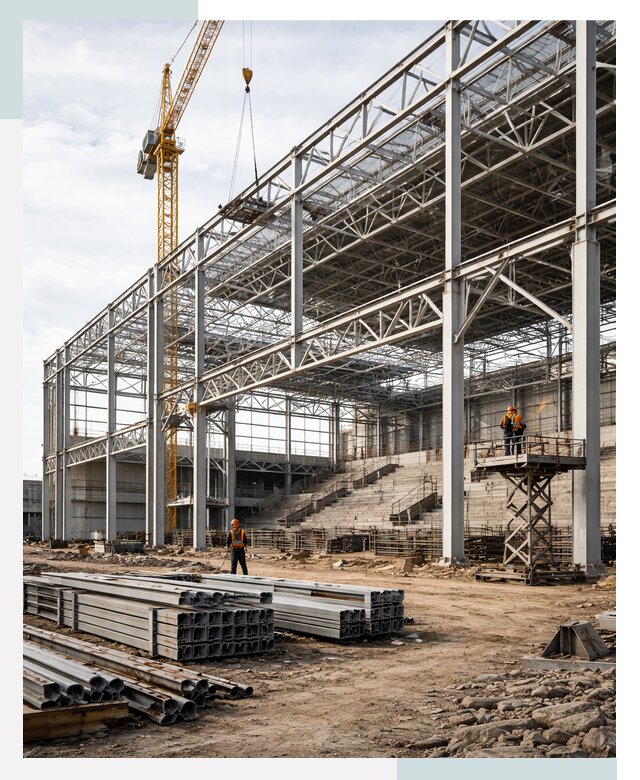 Строительство спортивных комплексов в Вологде от 30816 р. | СтальСтрой-Вгд